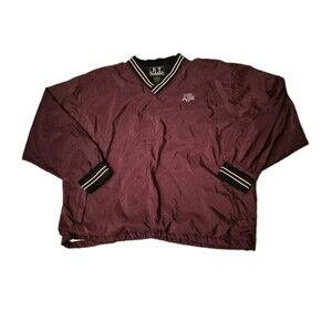 VTG BT Player Texas A&M Windbreaker Jacket XXL Nylon/Cotton Y2K Collegiate